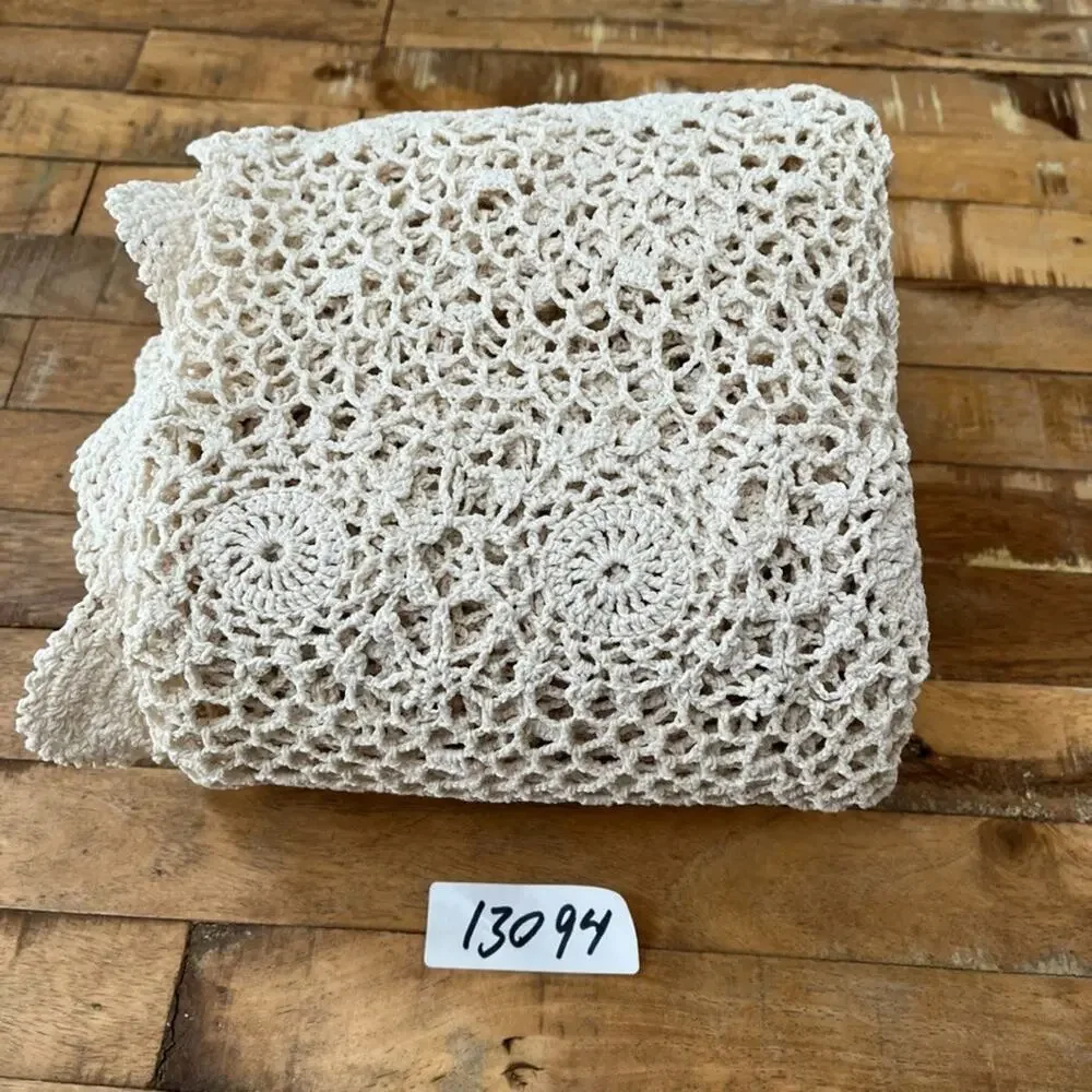 Cotton Crochet Tablecloth 47